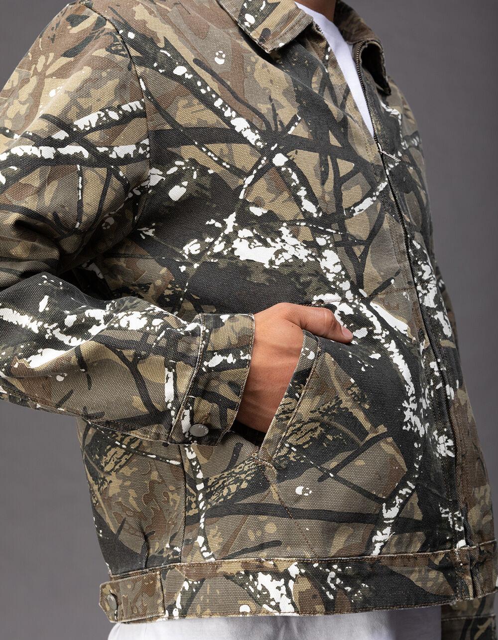 RSQ Mens Camo Canvas Workwear Jacket - CAMO Product Image