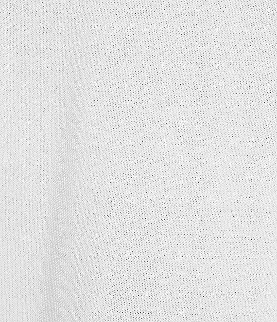 Investments 3/4 Flounce Sleeve Crew Neck Top Product Image