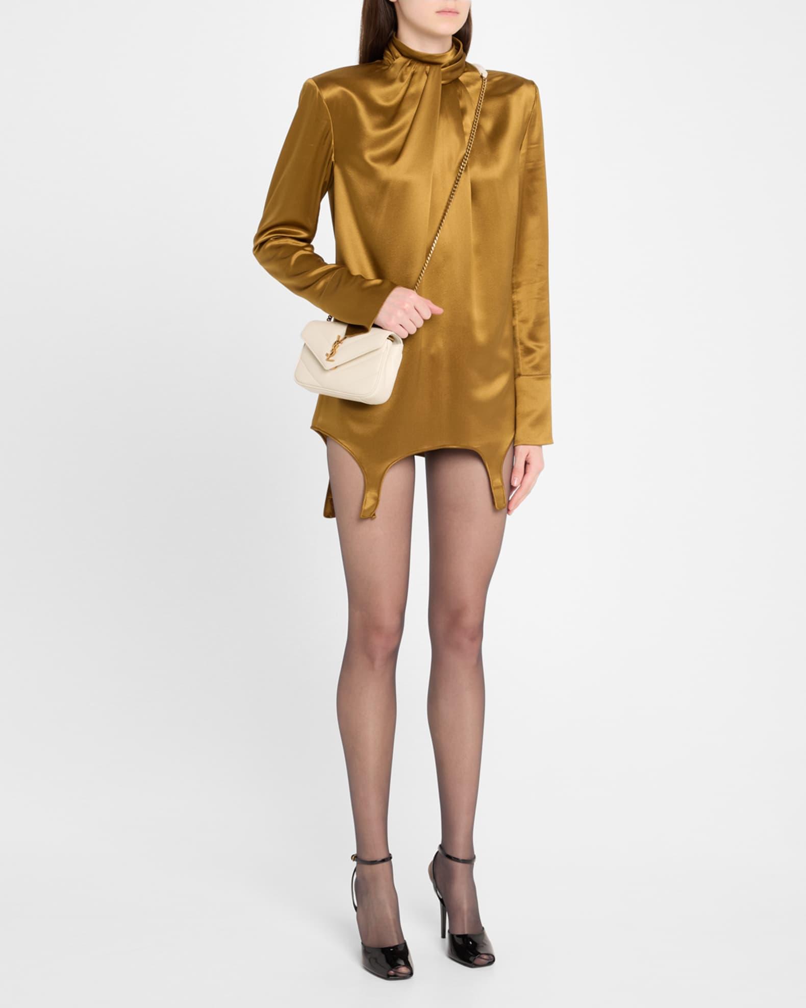 Loulou Mini YSL Chain Crossbody Bag in Quilted Leather Product Image