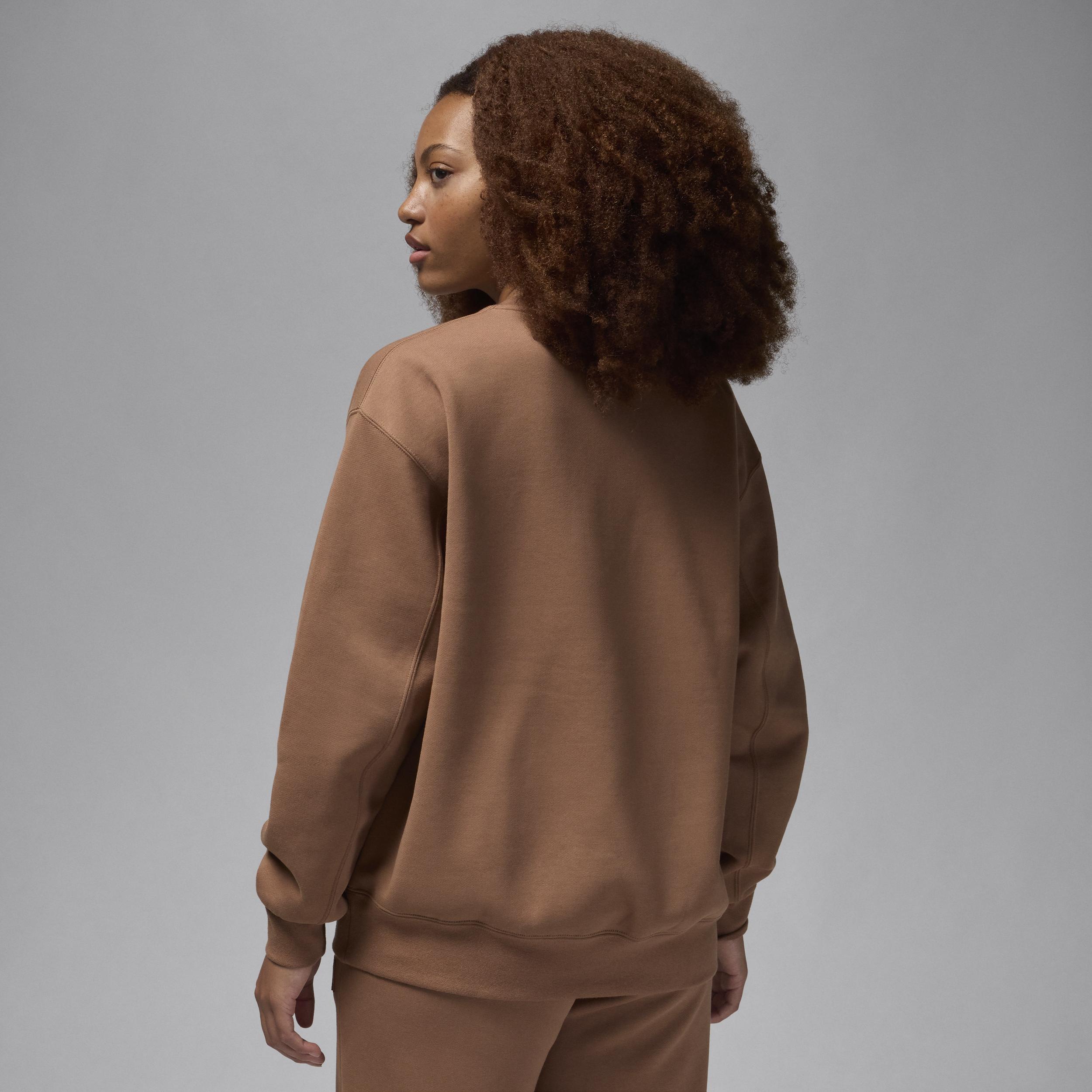 Women's Jordan Flight Fleece Crew-Neck Sweatshirt Product Image