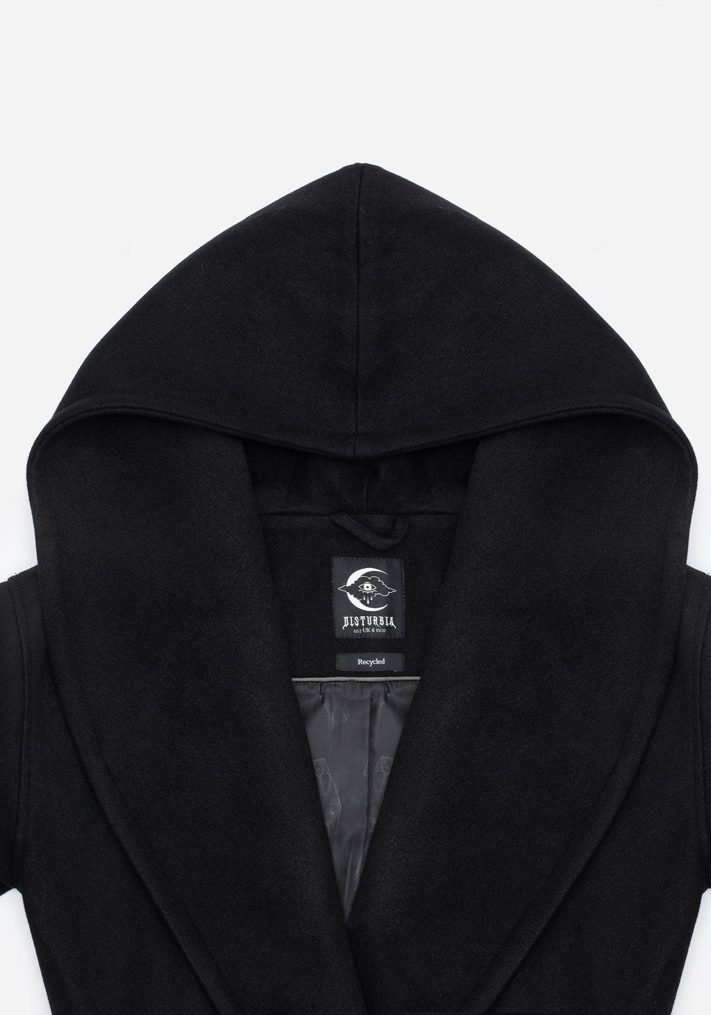 Catacomb Hooded Belted Coat Product Image