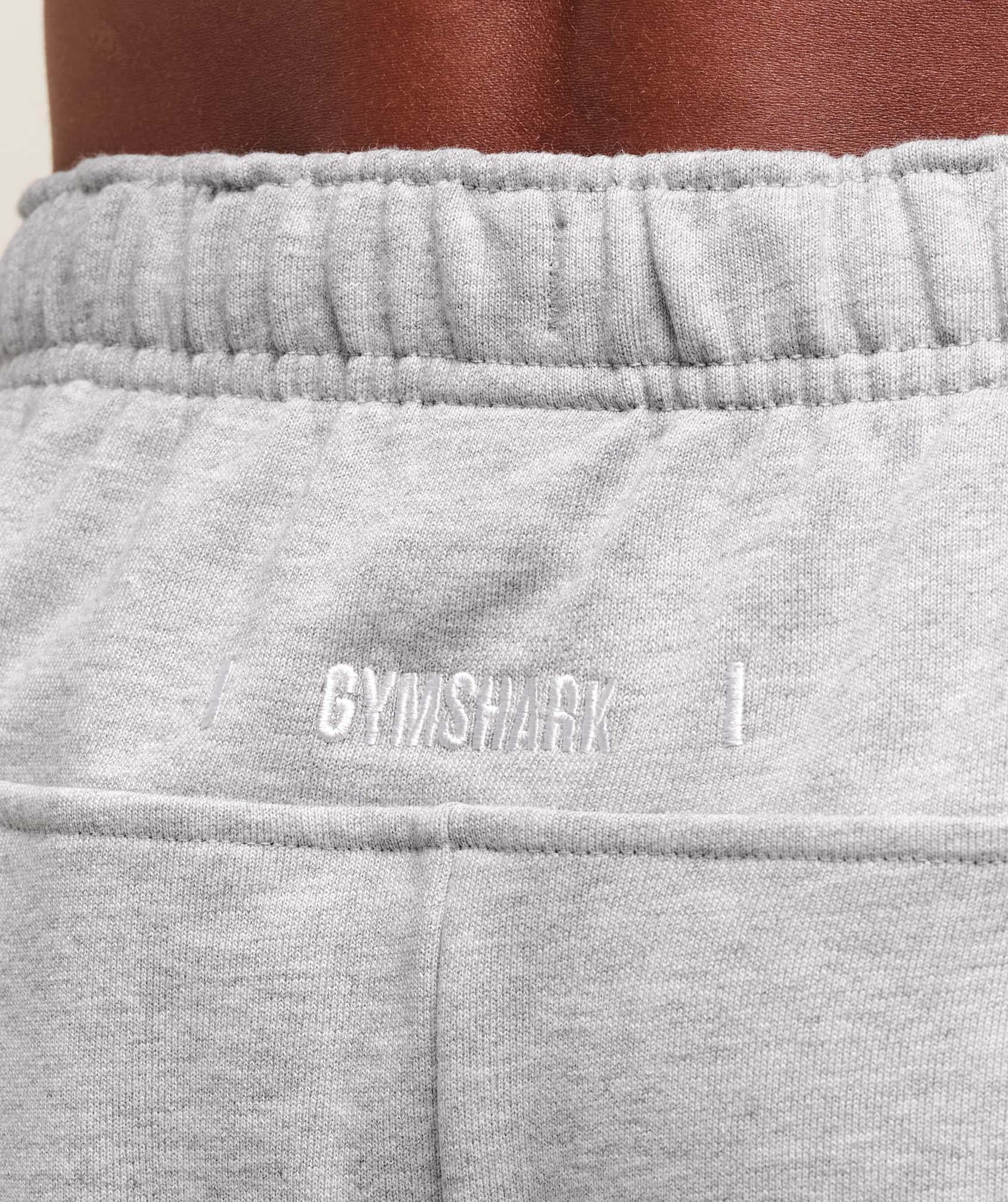 Gymshark Rest Day Essentials Straight Leg Joggers - Light Grey Marl Male Product Image