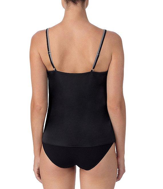 Modern Movement Reversible Satin Sleeveless Adjustable Strap Cami Product Image