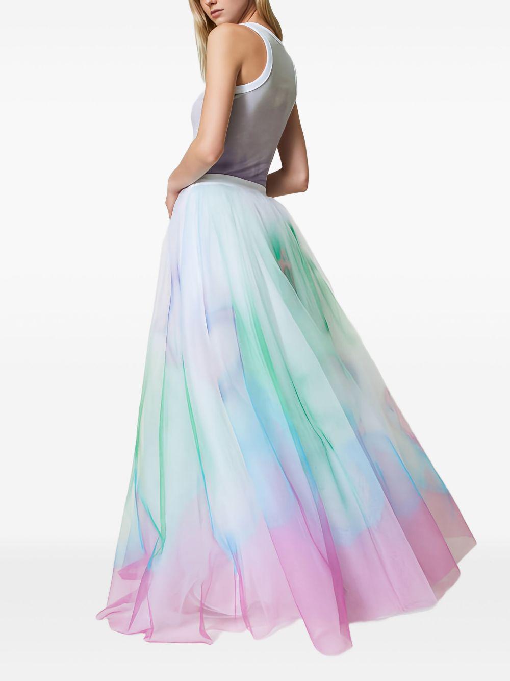 sprayed-effect tulle full skirt Product Image