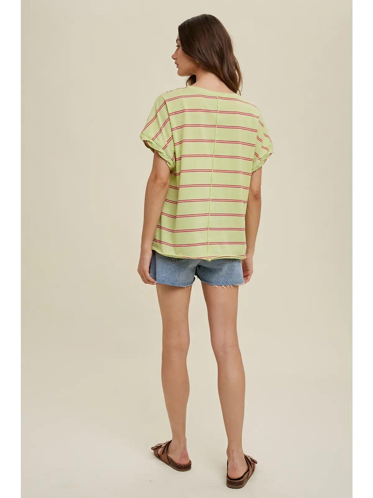 Sonia Striped Tee Product Image