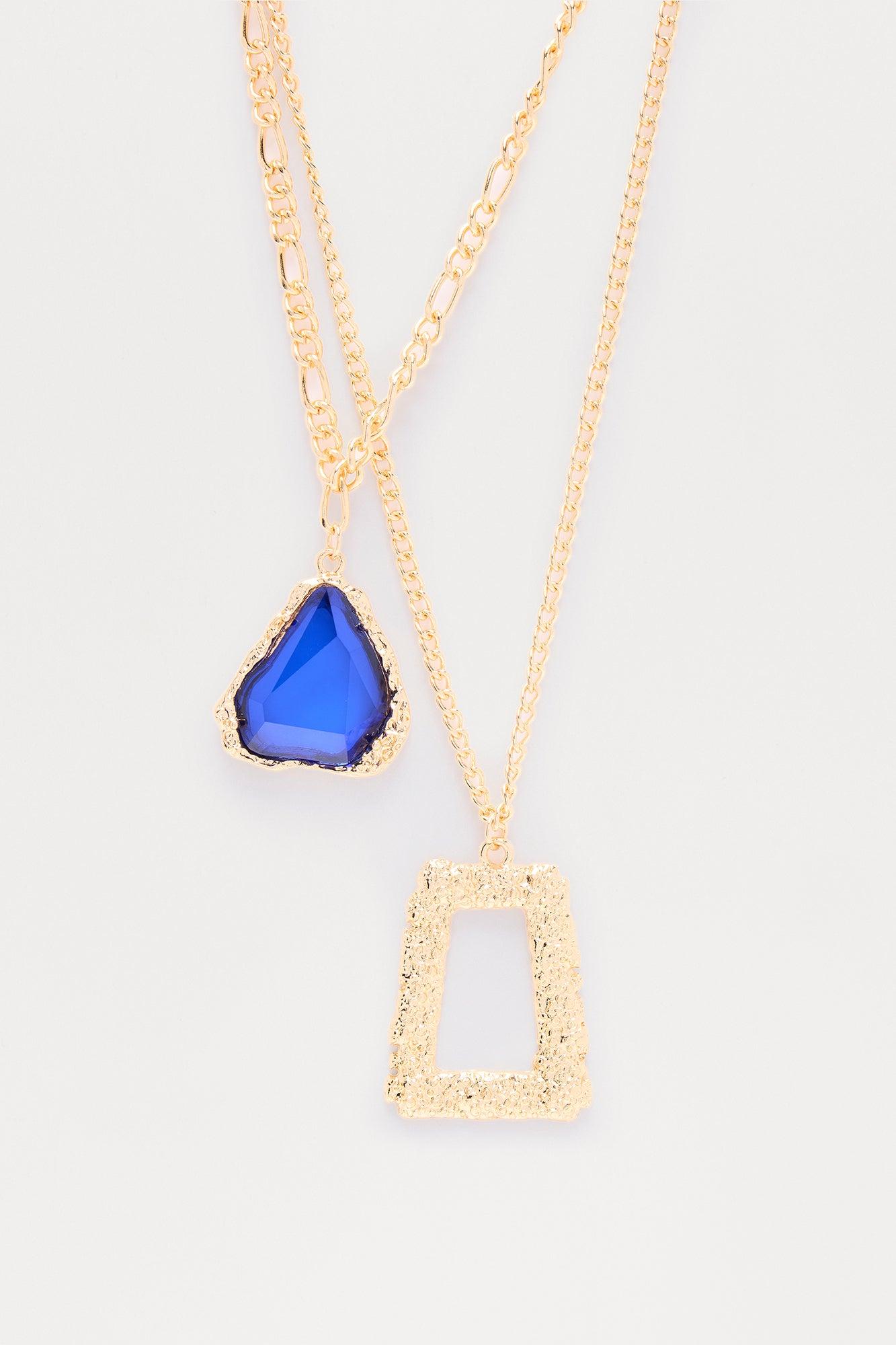 Jane Hardware Layered Necklace - Gold Female Product Image