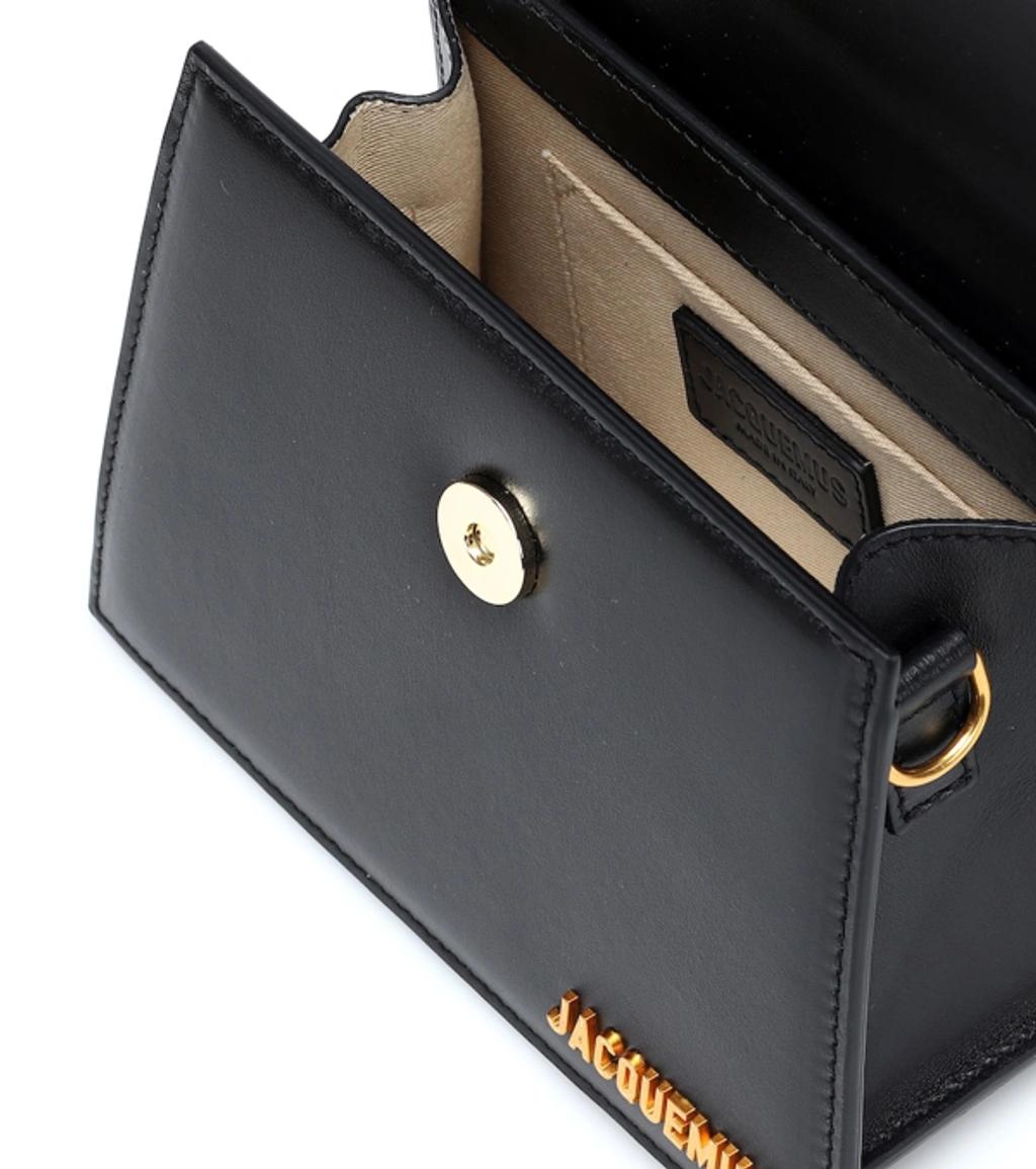 JACQUEMUS Small Handle And Removable Shoulder Strap In Black Product Image