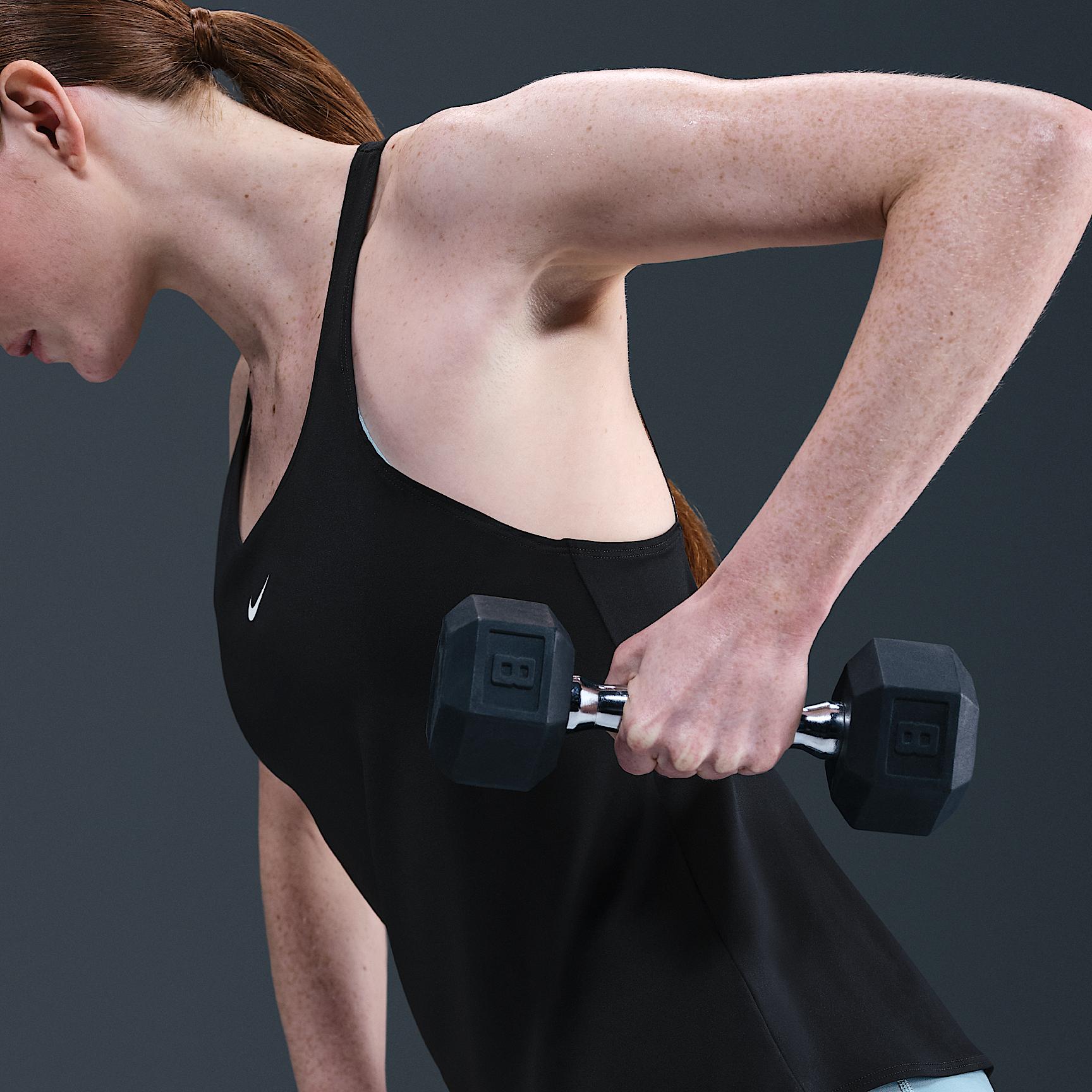 Womens Nike Pro Dri-FIT Tank Top | IB9900-010 Product Image