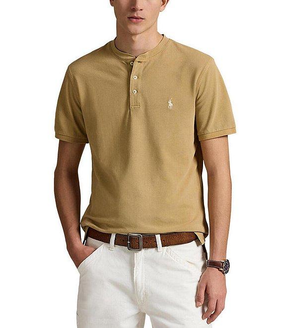 Polo Ralph Lauren Featherweight Mesh Short Sleeve Henley Shirt Product Image