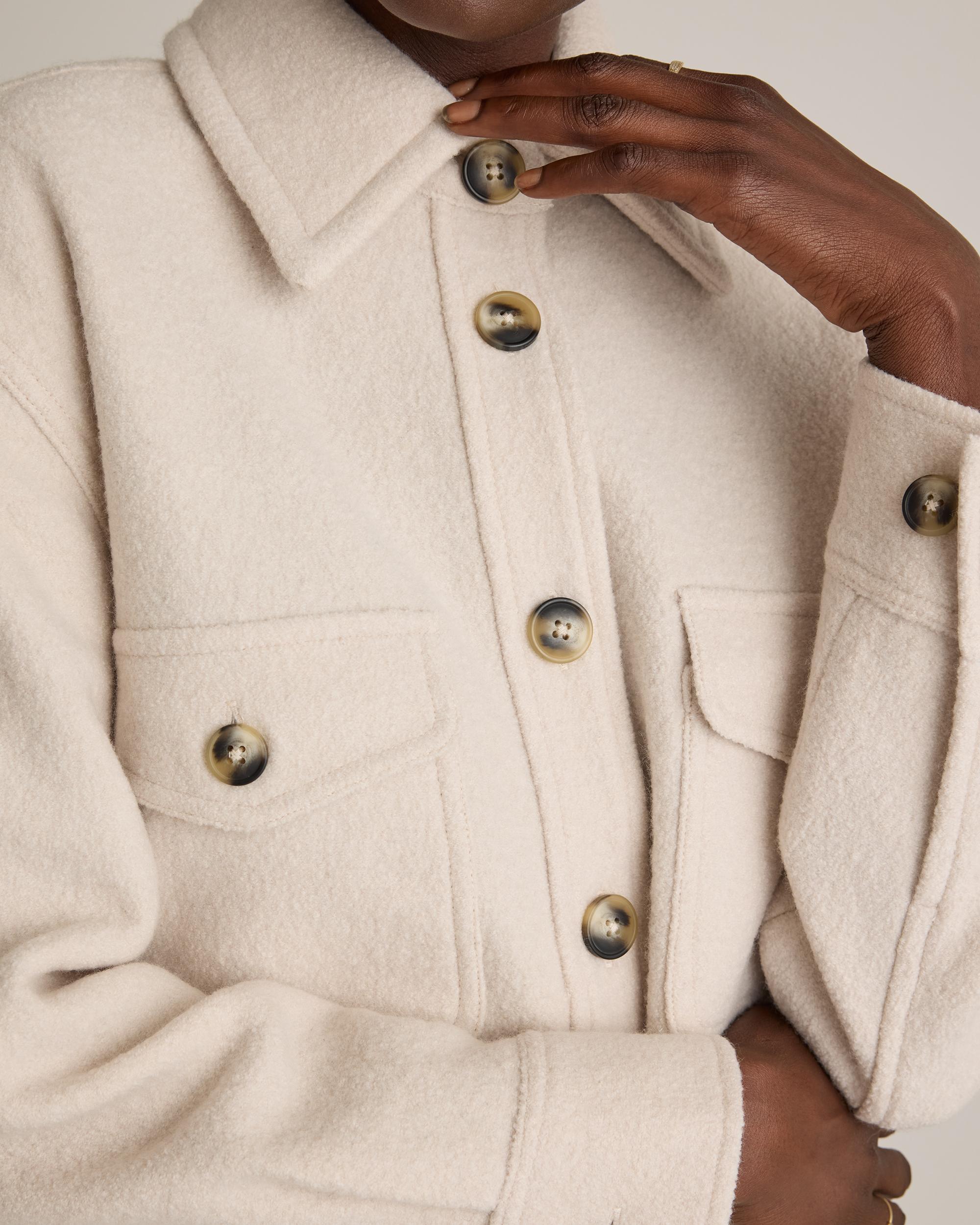 Quince | Women's 100% Merino Wool Shirt Jacket Product Image