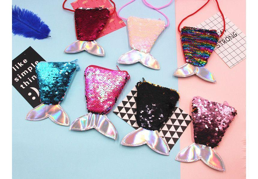 Mermaid Tail Sequined Coin Purse Product Image