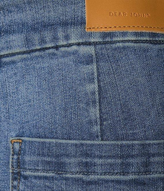 Dear John Audrey High Rise Wide Leg Tonal Wide Hem Cropped Jeans Product Image