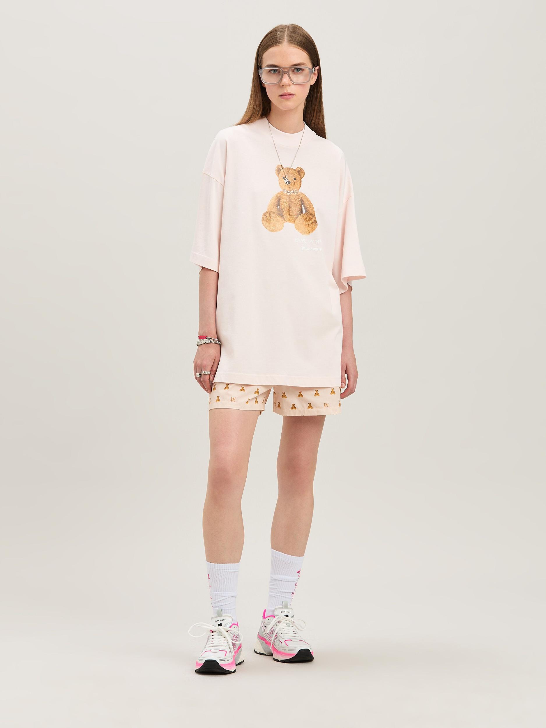 MINI BEAR MONOGRAM SHORTS SOFT PINK - BR Product Image