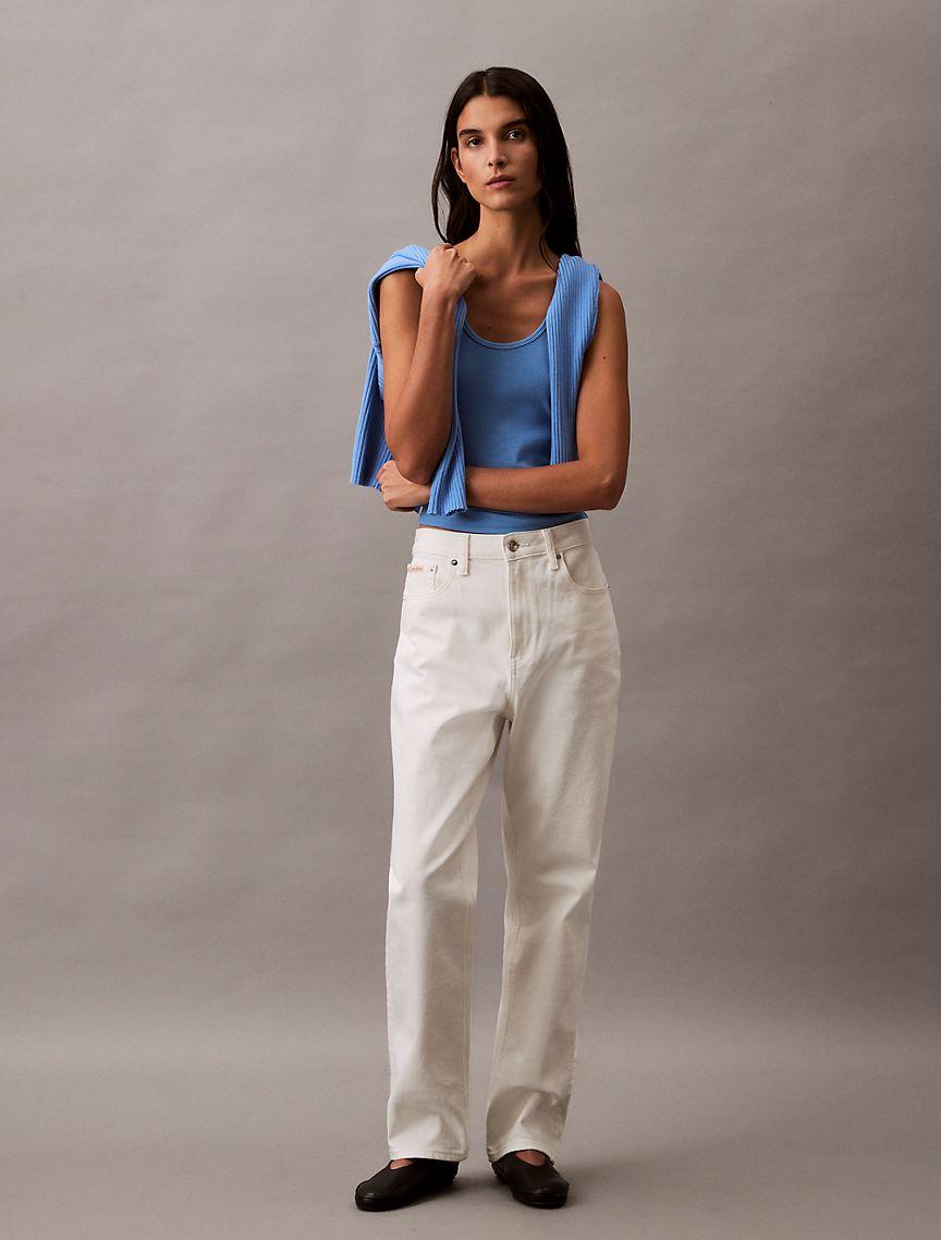 Cotton Contour Rib Tank Product Image