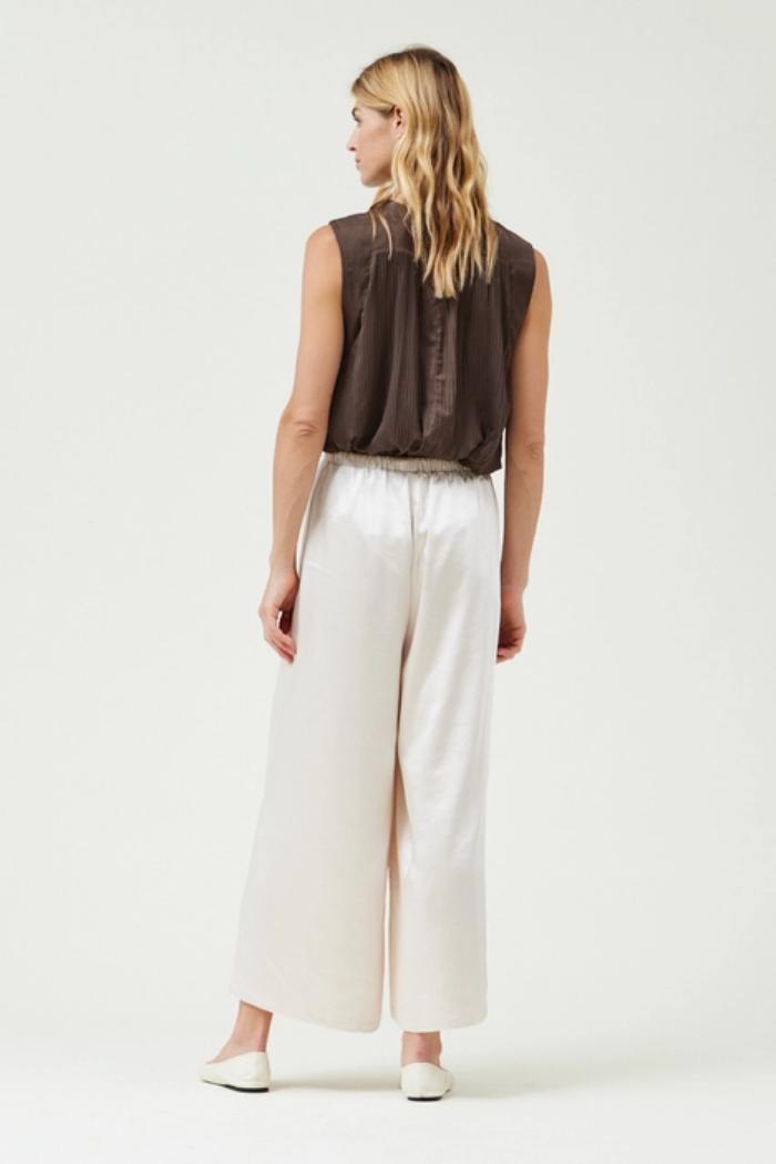 Wide Leg Satin Pants Product Image