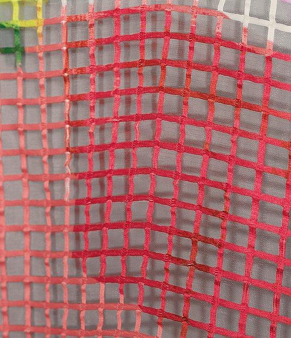 IC Collection Abstract Printed Mesh Shawl Collar Bracelet Sleeve Jacket Product Image