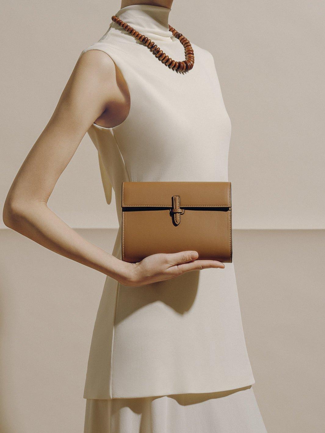 The Small Soft Clutch in Nappa Product Image