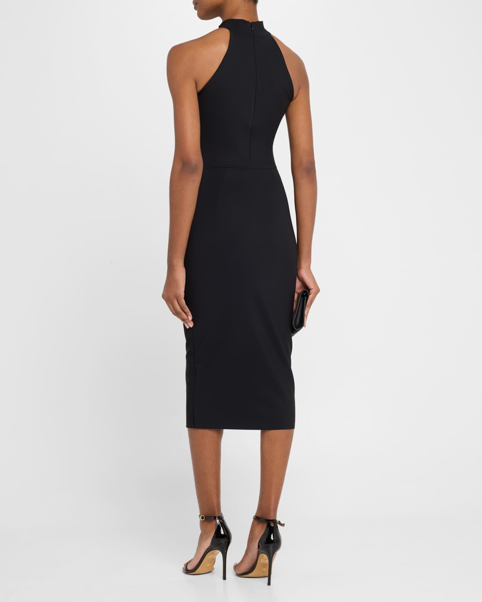 Kety Mock-Neck Midi Sheath Dress Product Image