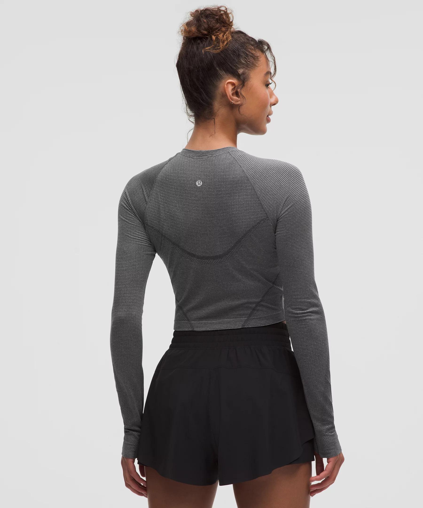 Swiftly Tech Cropped Long-Sleeve Shirt 2.0 Product Image