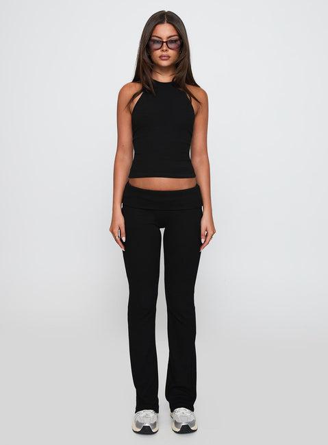 Truth Be Told Straight Leg Pant Black Product Image
