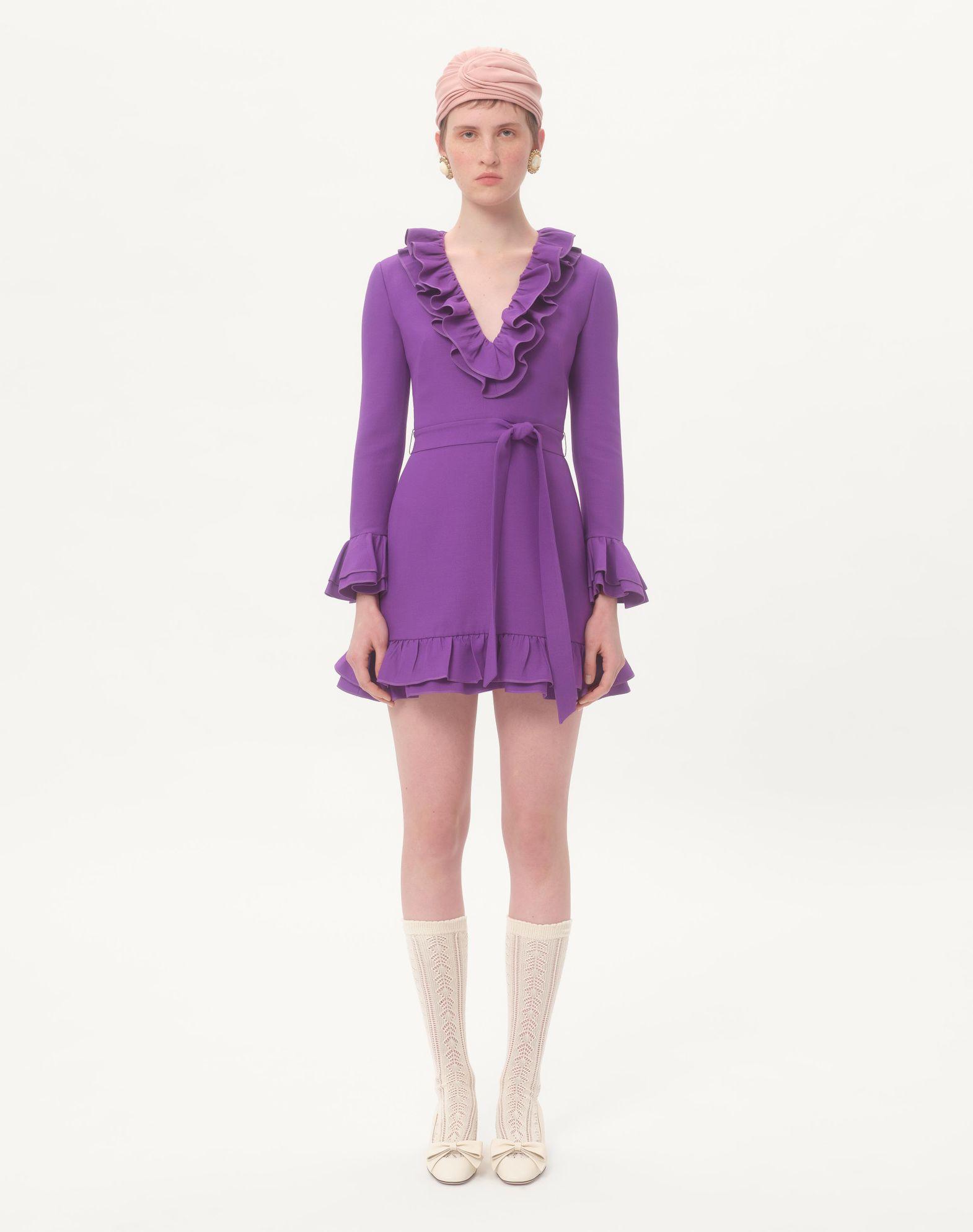 Crepe Couture Short Dress  Product Image