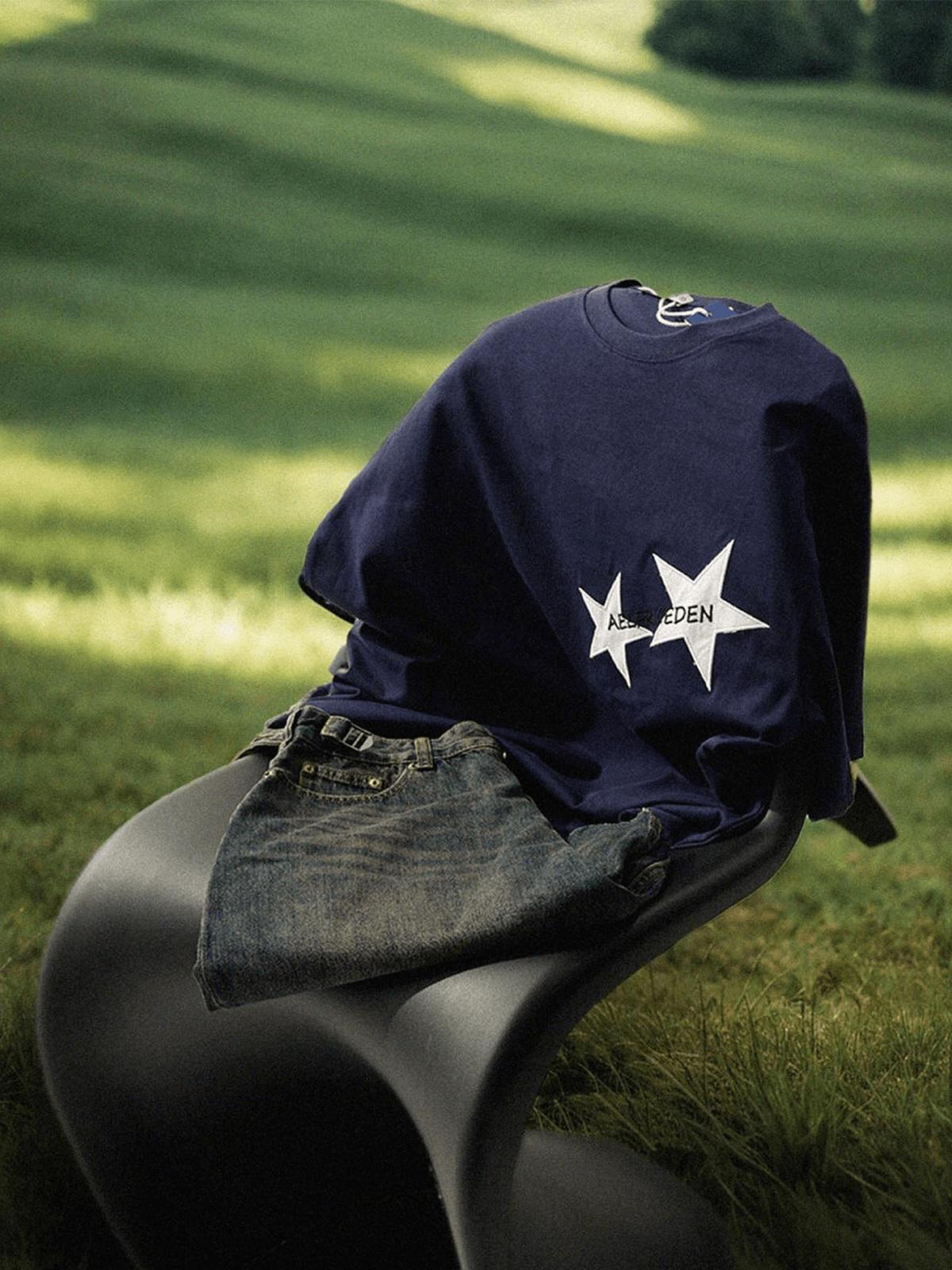 Aelfric Eden Embroidery Star Tee Product Image