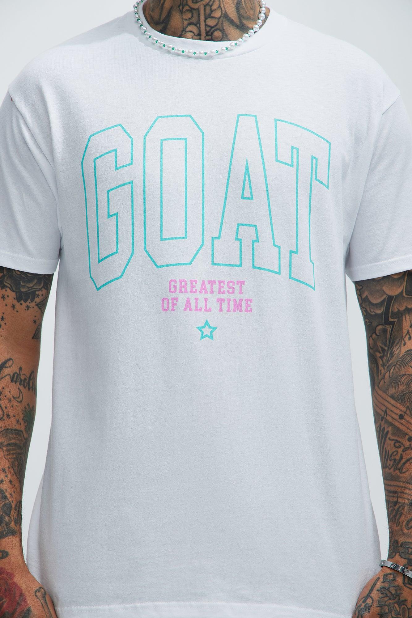 I'm The GOAT Short Sleeve Tee - White Product Image