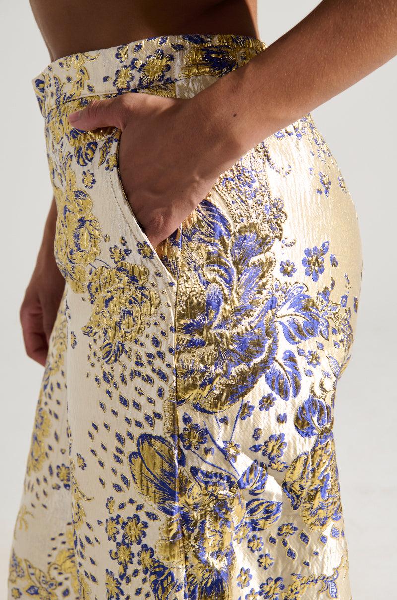 GOLDIE BROCADE TROUSER Product Image