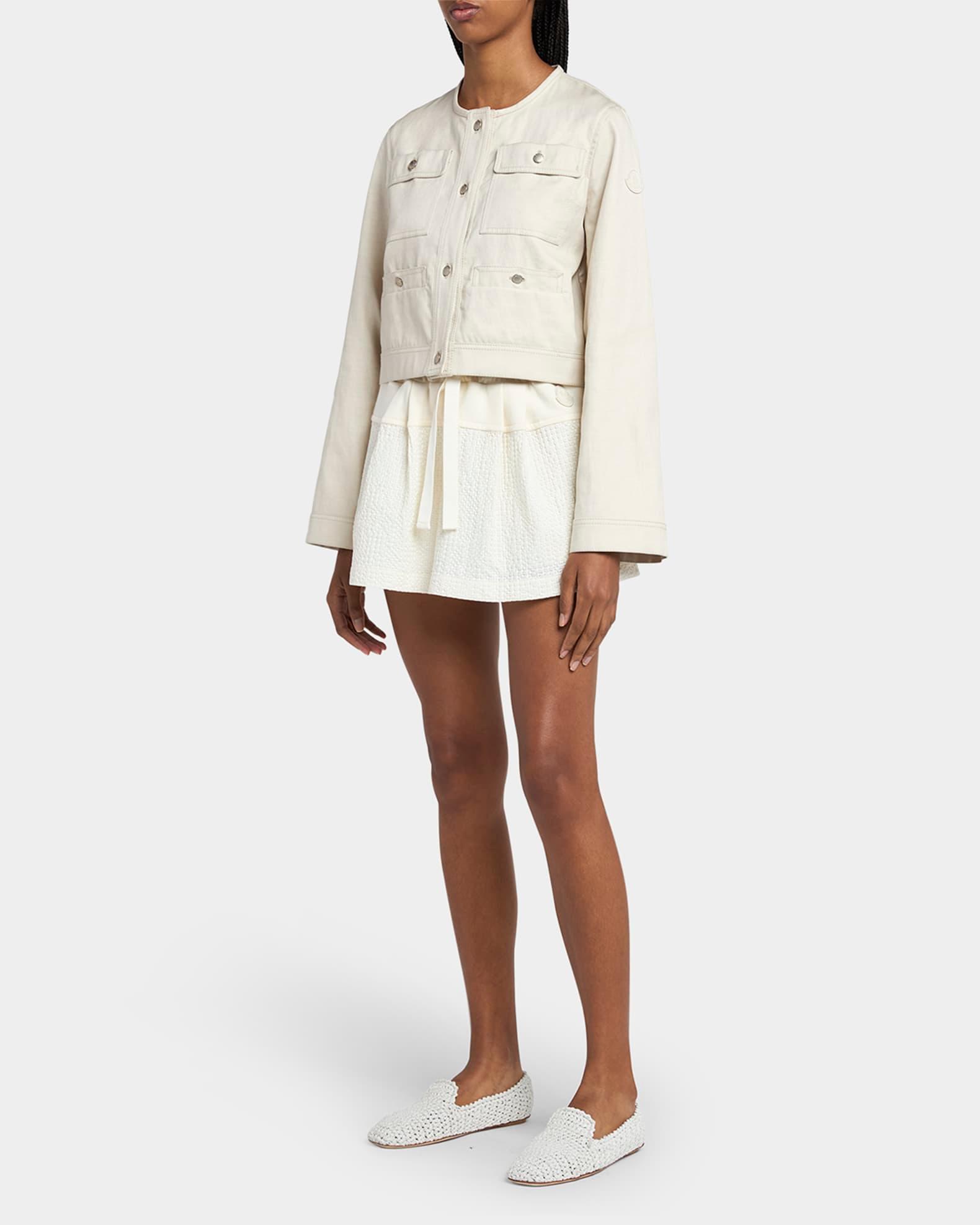 Woven Leather Loafers  Product Image