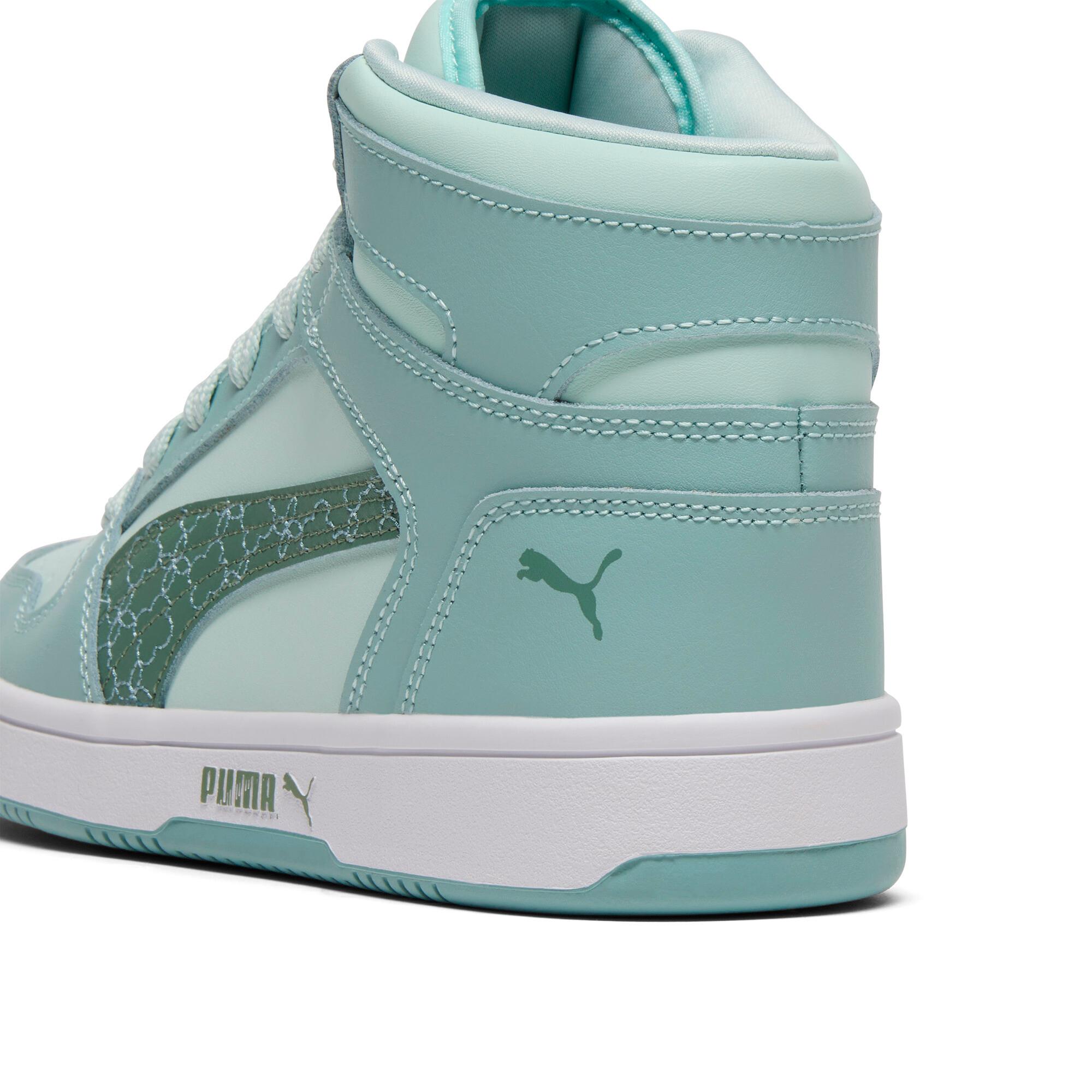PUMA Rebound Layup Rebel Women's Mid Sneakers Product Image
