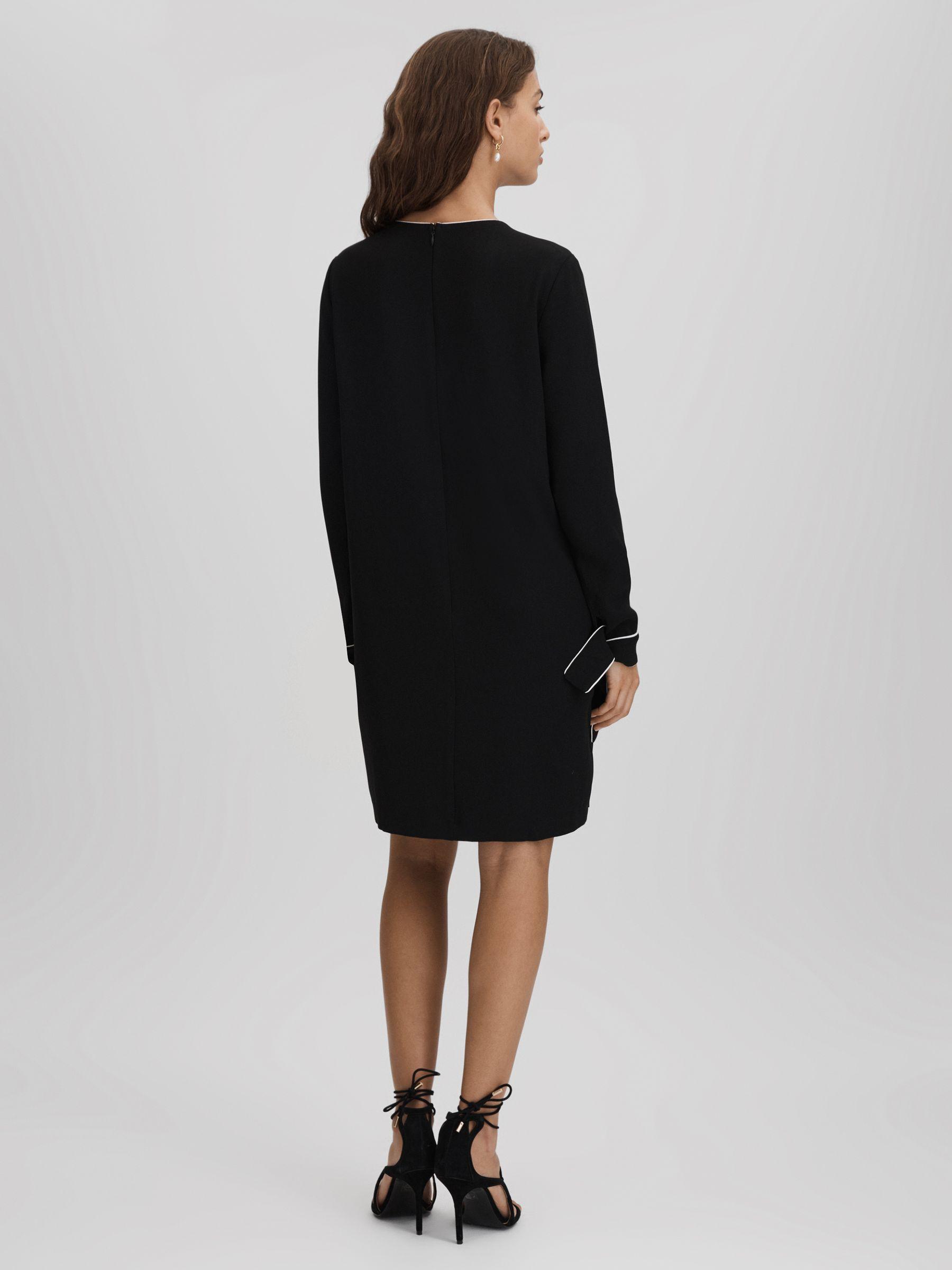 Shift Mini Dress in Black Product Image