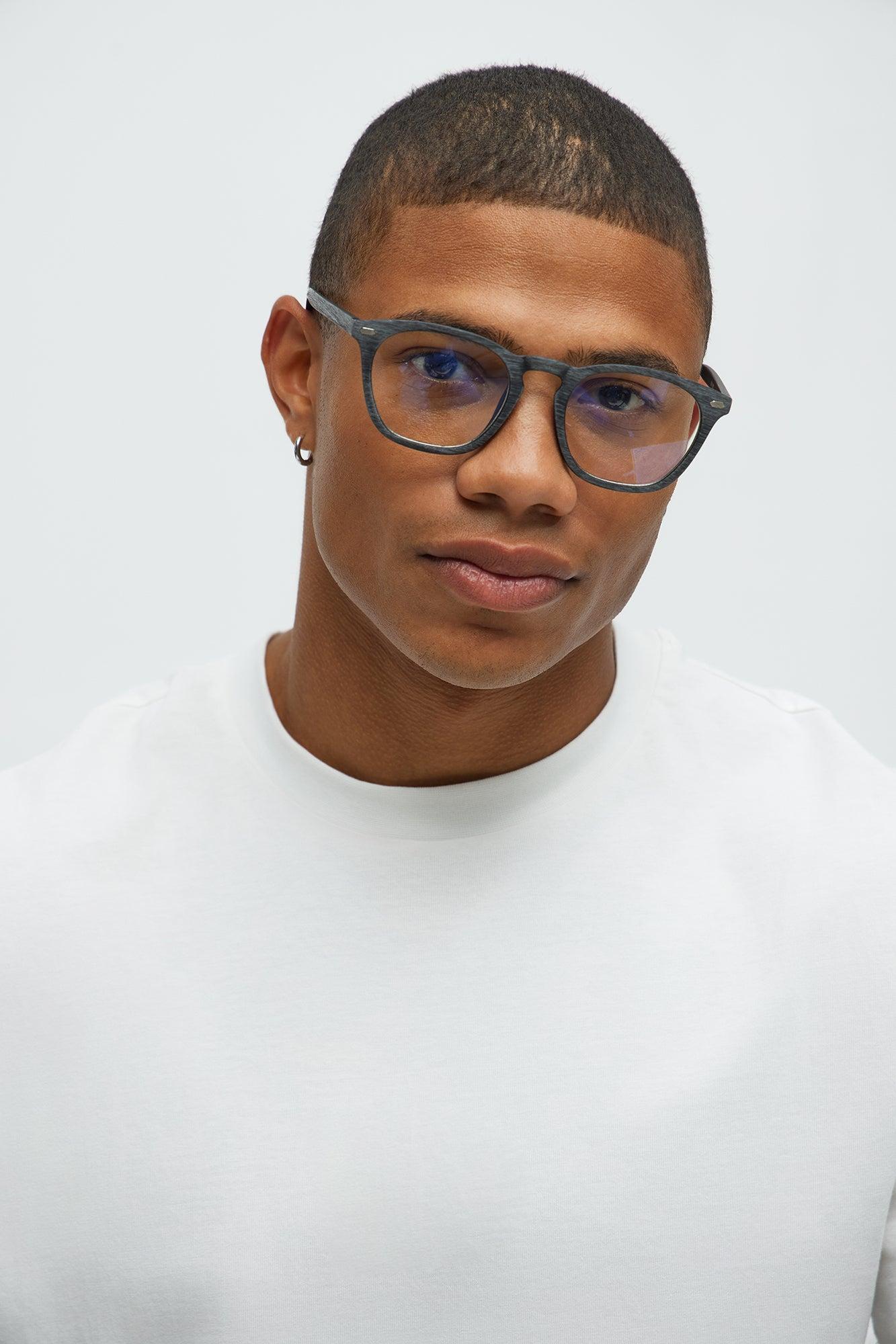 Mira Blue Light Sunglasses - Clear/Black Male Product Image