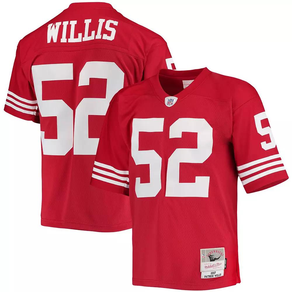 Men's Mitchell & Ness Patrick Willis Scarlet San Francisco 49ers Legacy Replica Jersey,  Product Image