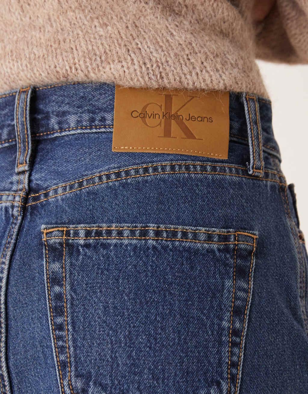 Calvin Klein Jeans high rise denim skirt Product Image