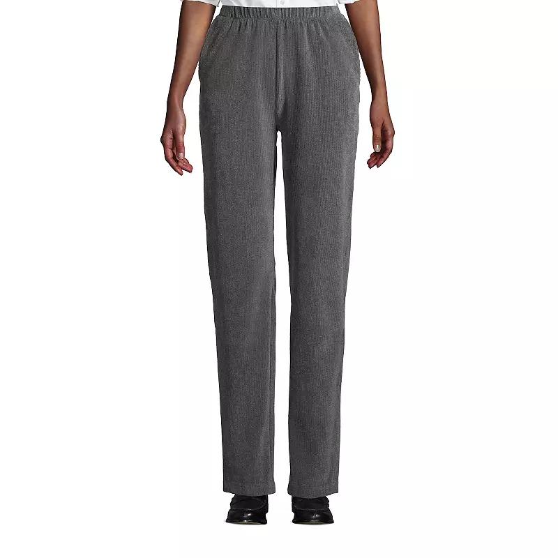 Women's Lands' End Sport High Rise Corduroy Pull-On Pants,  Product Image