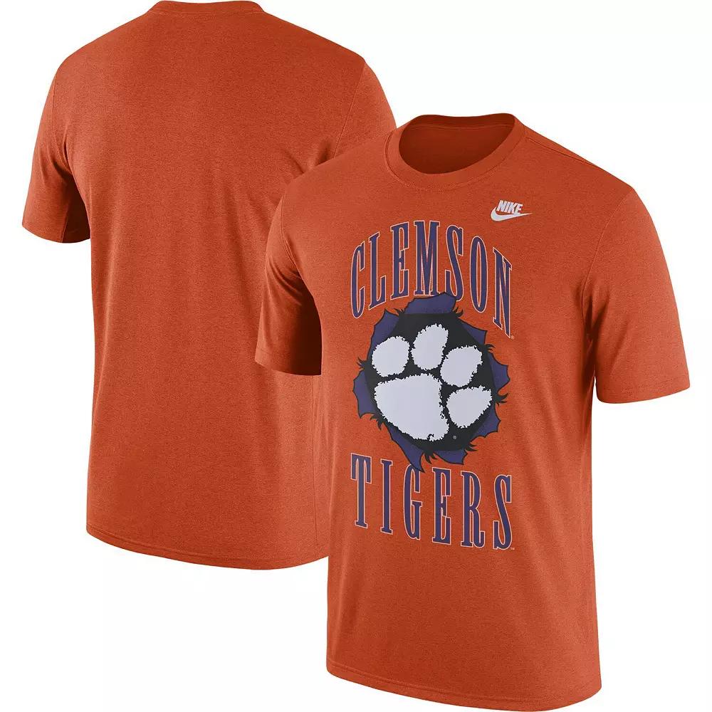 Men's Nike Orange Clemson Tigers Campus Back to School T-Shirt,  Product Image