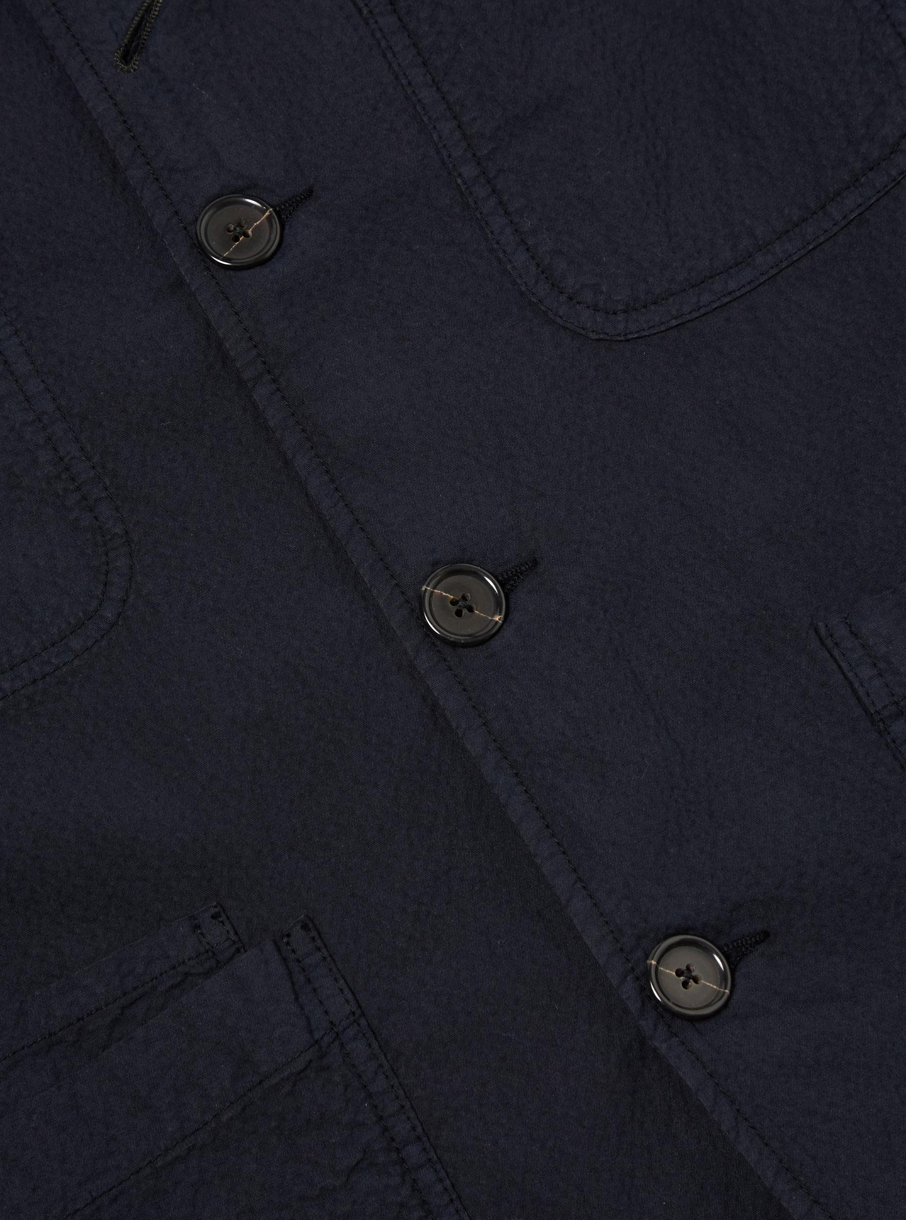 Navy Seersucker II Bakers Jacket Product Image