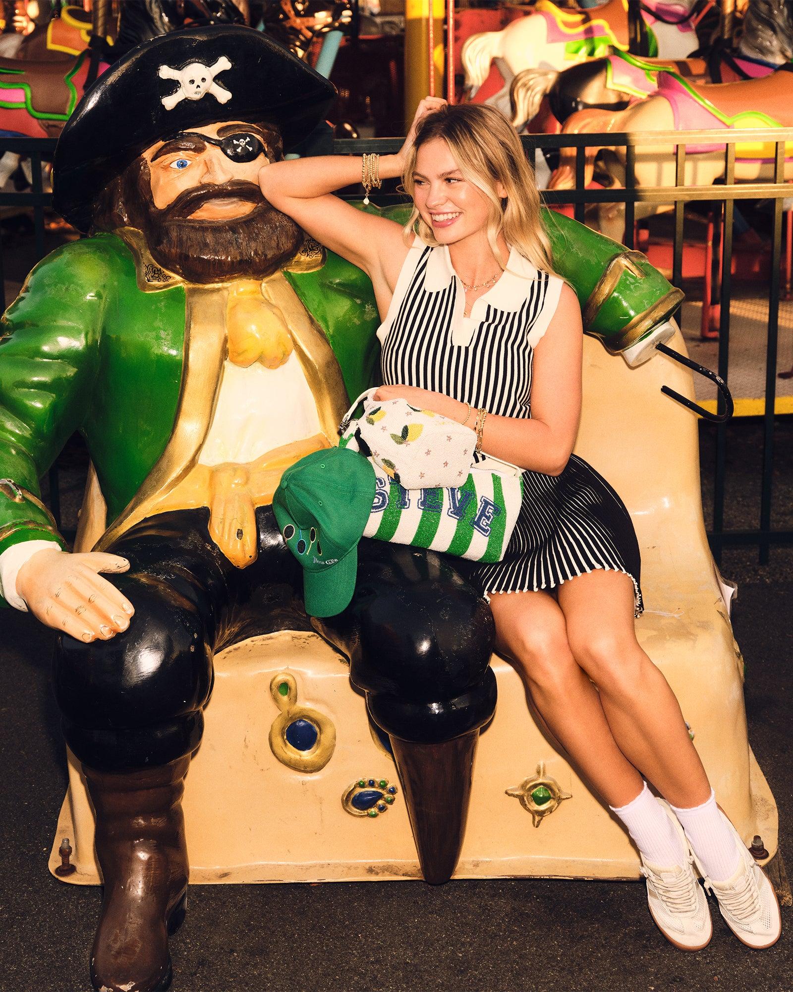 AMERY SKIRT BLACK/WHITE Female Product Image