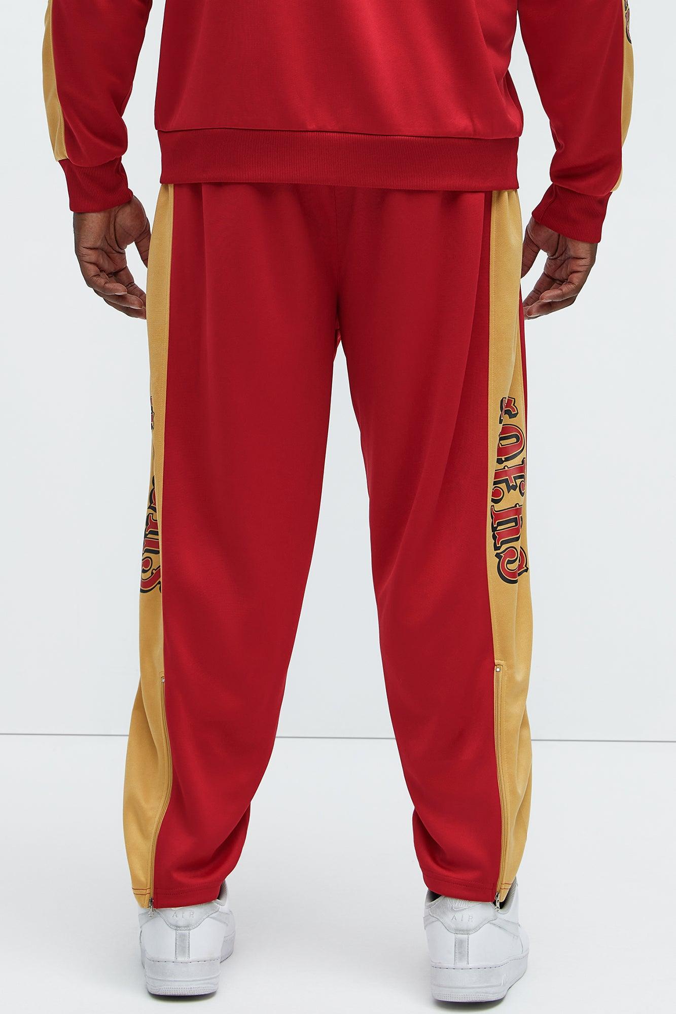 49ers Stand By Track Pants - Red/combo Male Product Image