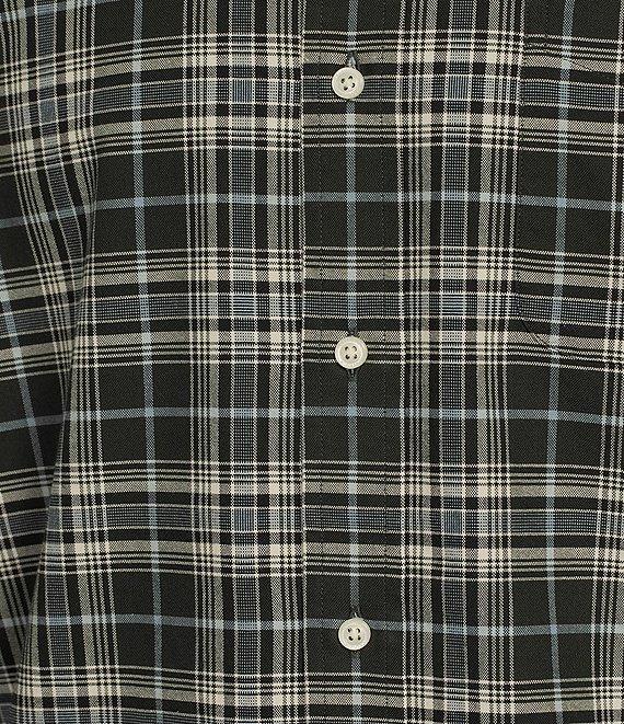 Cremieux Blue Label Big & Tall Classic Fit Small Plaid Oxford Long Sleeve Woven Shirt Product Image