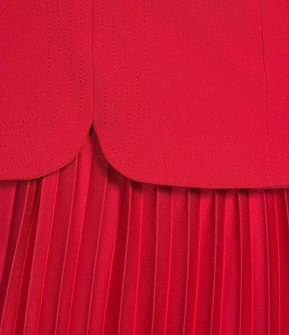 Antonio Melani Billie Crepe Strapless Pleated Maxi Dress Product Image