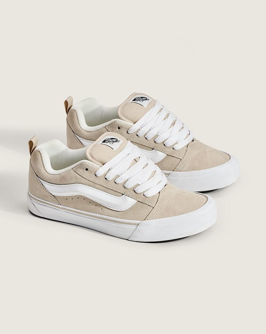 Knu Skool Suede Shoe in Neutral Beige| Vans US Product Image