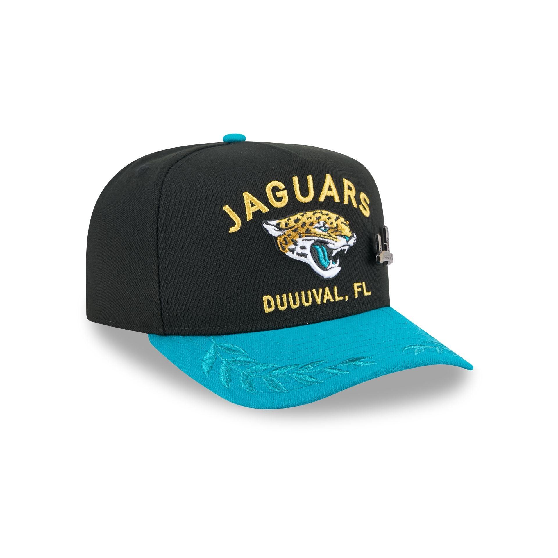 Jacksonville Jaguars 2025 Draft Black 59FIFTY A-Frame Fitted Hat Male Product Image