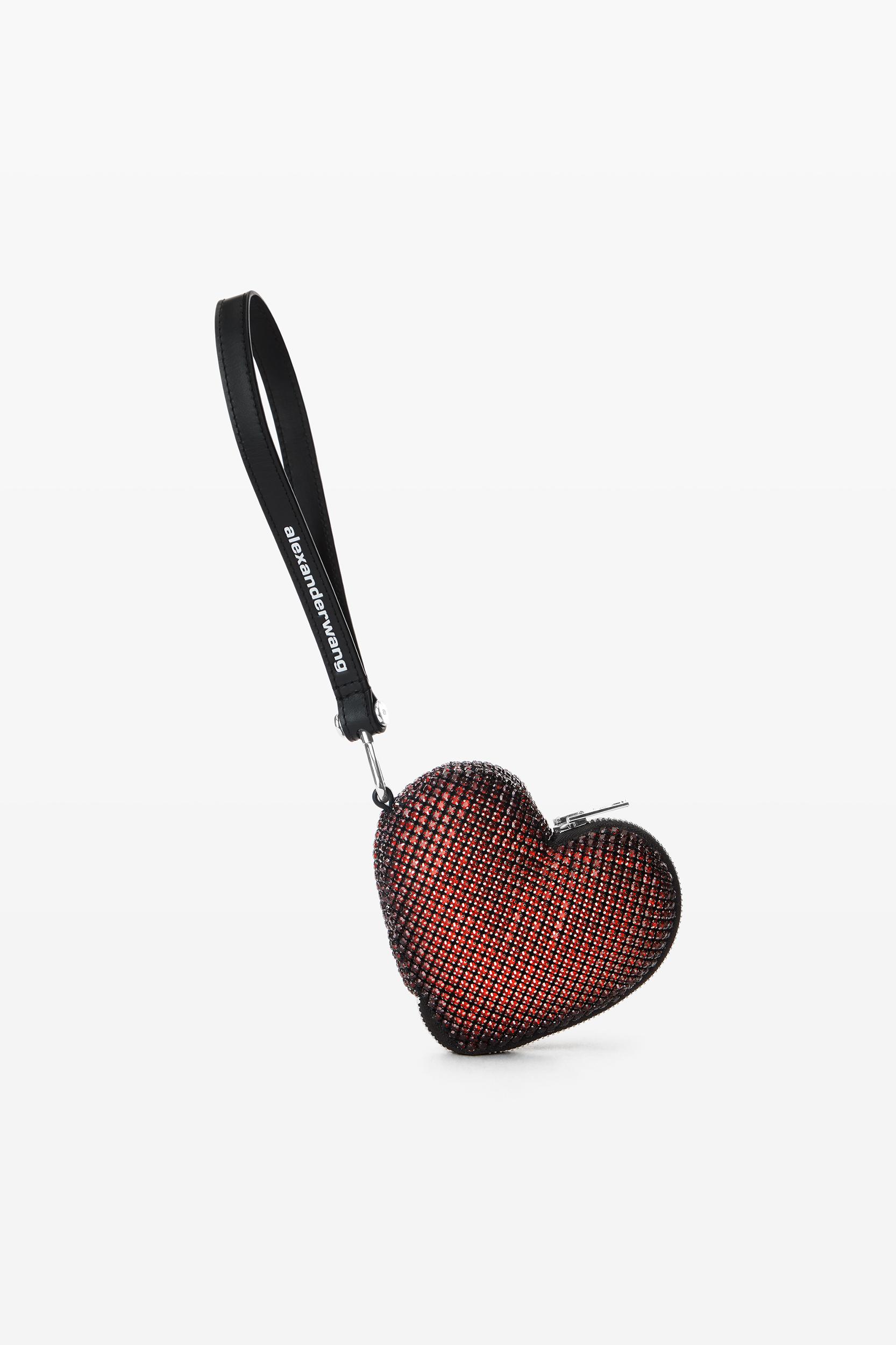 Crystal Mesh Heart Wristlet Product Image