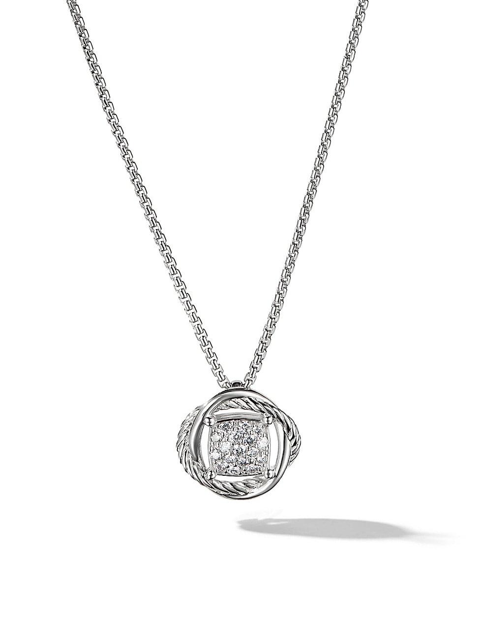 David Yurman Infinity Pendant Necklace with Diamonds Product Image