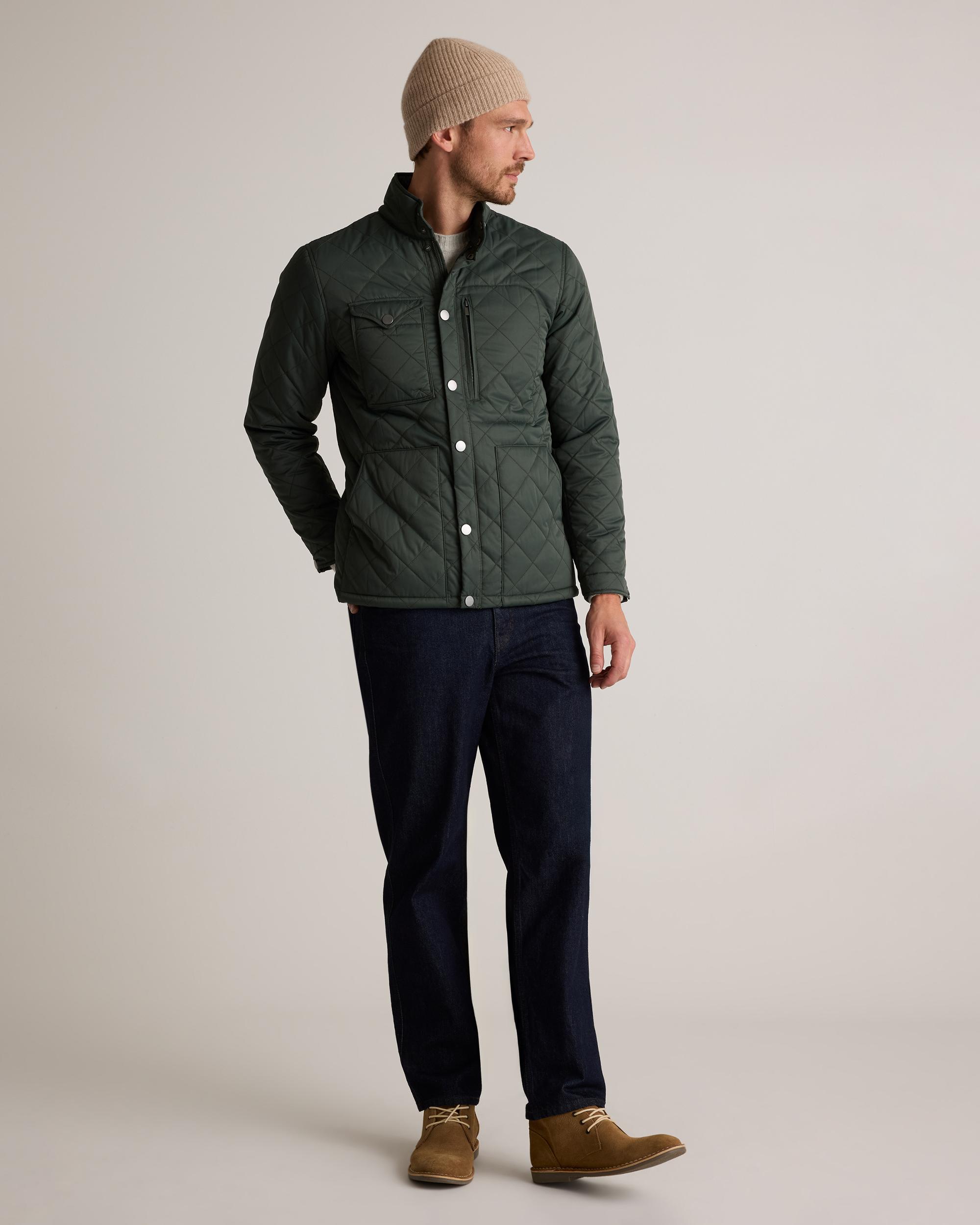 Quince | Men's Featherless Quilted Utility Jacket Nylon Product Image