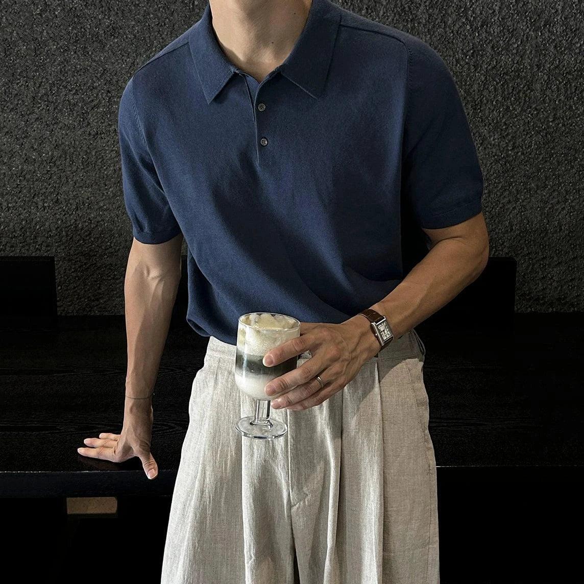 RT No. 18709 KNIT POLO SHORT SLEEVE Product Image