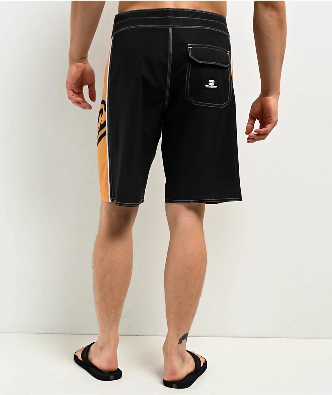 Billabong D Bah 2.0 Pro Black & Gold Board Shorts Product Image