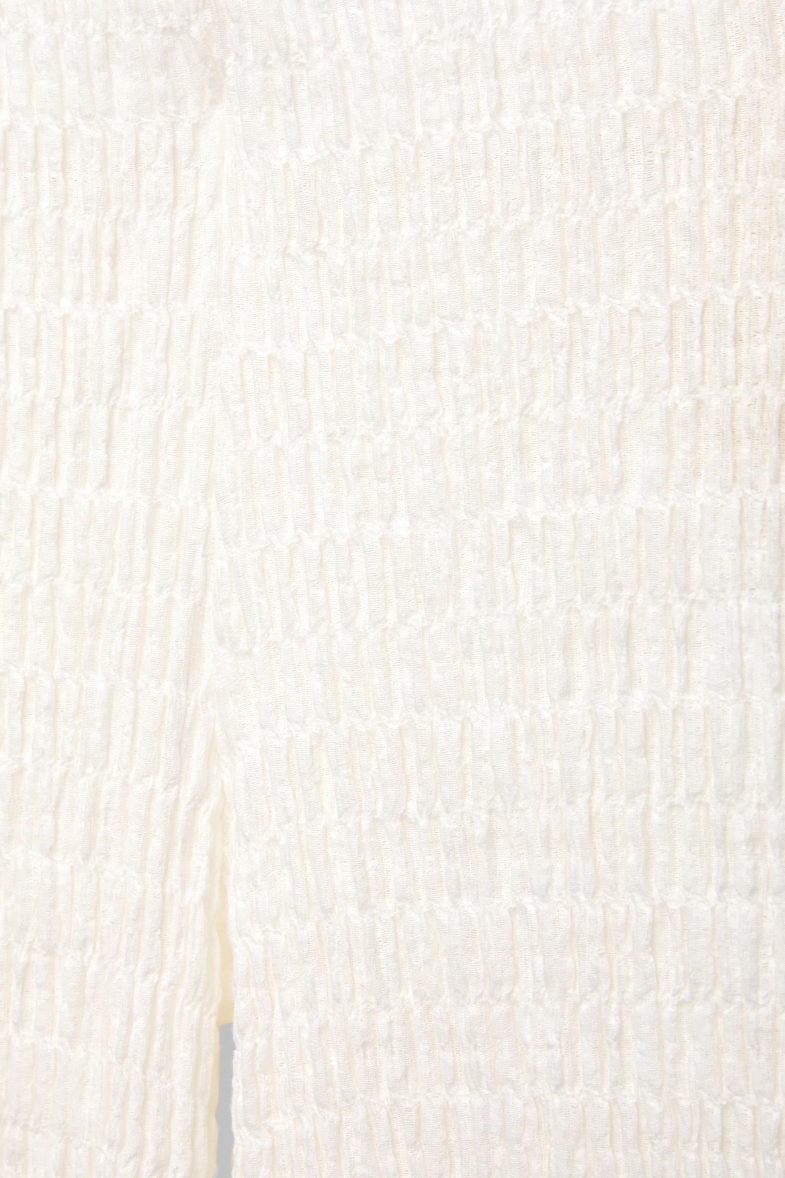 Wide leg pants in creased fabric Product Image