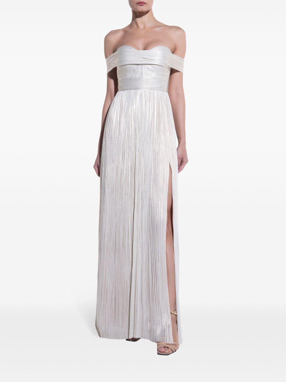Theia pleated gown  Product Image
